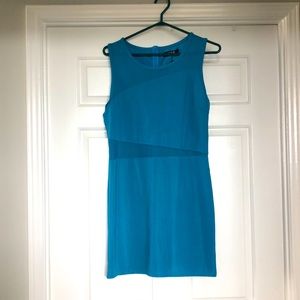 Short blue dress